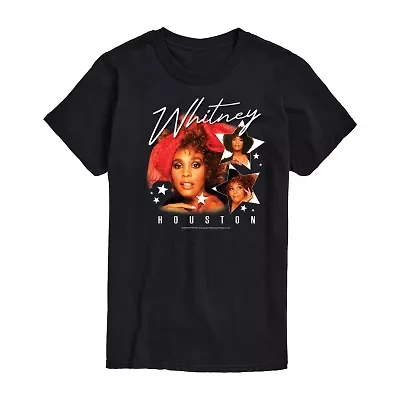 Mens Short Sleeve Whitney Houston T-Shirt
