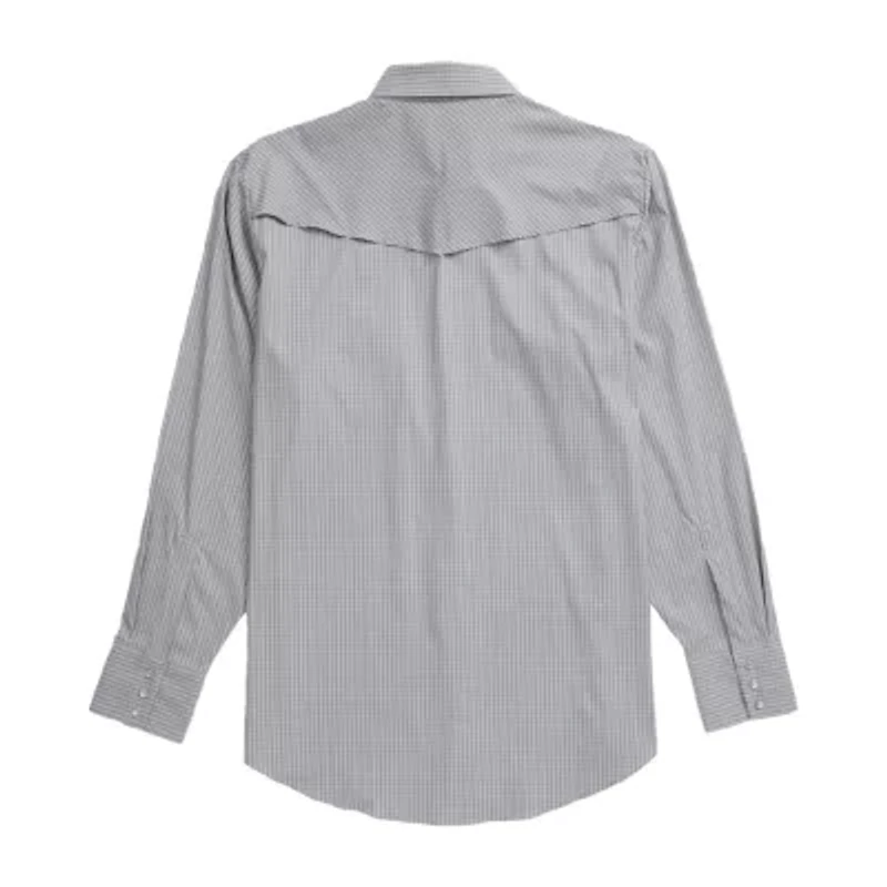 Ely Cattleman Check Mens Long Sleeve Western Shirt