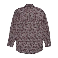 Ely Cattleman Paisley Print Mens Long Sleeve Western Shirt