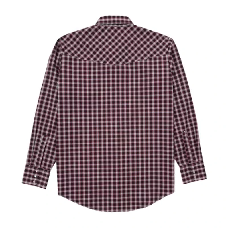 Ely Cattleman Classic Check Mens Long Sleeve Western Shirt