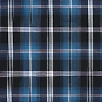 Ely Cattleman Textured Plaid Mens Long Sleeve Western Shirt