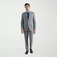 Haggar JMH 4 Way Stretch Houndstooth Mens Slim Fit Suit Jacket