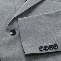 Haggar JMH 4 Way Stretch Houndstooth Mens Slim Fit Suit Jacket