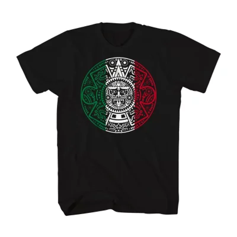 Mens Crew Neck Short Sleeve Regular Fit Big and Tall Graphic T-Shirt