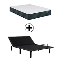 Beautyrest Harmony Beachfront Bay 12" Firm Tight Top - Mattress + Adjustable Base