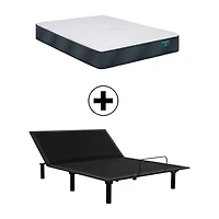 Beautyrest Harmony Beachfront Bay 12.25" Plush Tight Top - Mattress + Adjustable Base