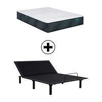 Beautyrest Harmony Cypress Bay 12" Extra Firm Tight Top - Mattress + Adjustable Base