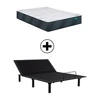 Beautyrest Harmony Hybrid Driftwood Bay 12.5" Plush Tight Top - Mattress + Adjustable Base