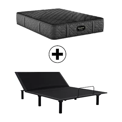 Beautyrest Black® Series One 13.5" Extra Firm Tight Top - Mattress + Adjustable Base