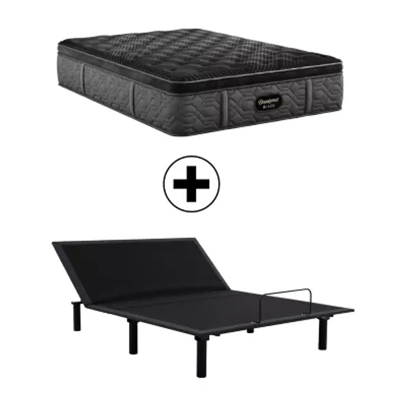 Beautyrest Black® Series One 14.5" Plush Pillow Top - Mattress + Adjustable Base