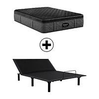 Beautyrest Black® Series One 14.25" Firm Pillow Top - Mattress + Adjustable Base