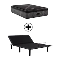 Beautyrest Black® Series Two 16.25" Plush Pillow Top - Mattress + Adjustable Base
