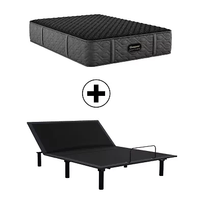 Beautyrest Black® Series Three 15" Firm Tight Top - Mattress + Adjustable Base