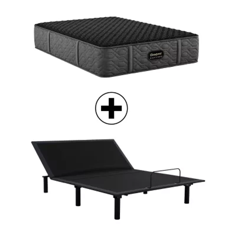 Beautyrest Black Series Three 14.25" Extra Firm Tight Top - Mattress + Adjustable Base