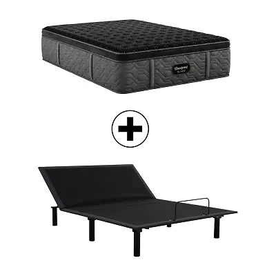 Beautyrest Black Series Three 16.5" Firm Pillow Top - Mattress + Adjustable Base