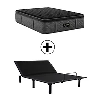 Beautyrest Black Series Three 16.5" Firm Pillow Top - Mattress + Adjustable Base