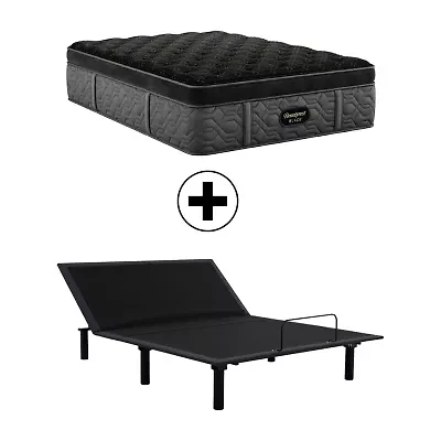 Beautyrest Black Series Four 17.25" Plush Summit Pillow Top - Mattress + Adjustable Base