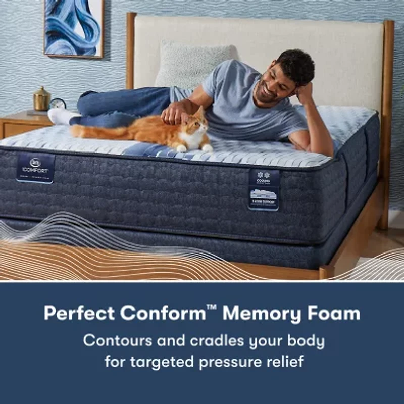 Serta iComfort Aveda 12" Medium Memory Foam Tight Top - Mattress + Adjustable Base