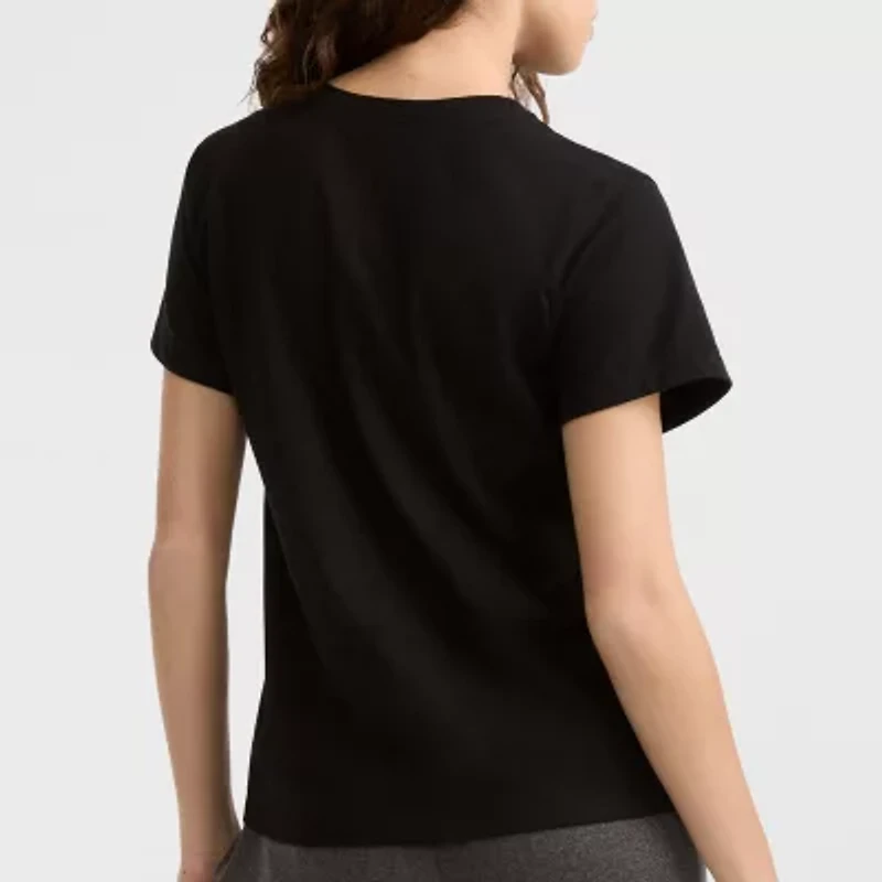 Champion Womens Crew Neck Short Sleeve Active T-Shirt