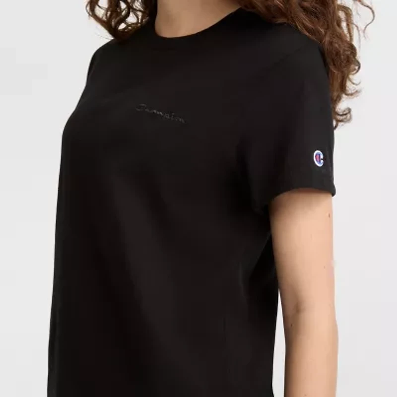Champion Womens Crew Neck Short Sleeve Active T-Shirt