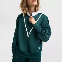 Champion Womens Mock Neck Long Sleeve Active Quarter-Zip Pullover