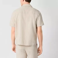 Arizona Mens Embroidered Button-Down Shirt