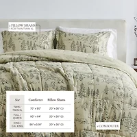 Linery Reversible Winter Lightweight Down Alternative Comforter Set