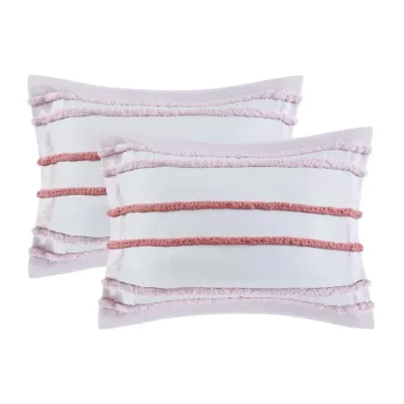 INK+IVY Kids Haisley Rainbow Stripe Complete Bedding Set with Sheets