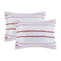 INK+IVY Kids Haisley Rainbow Stripe Complete Bedding Set with Sheets