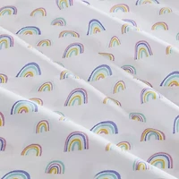 INK+IVY Kids Haisley Rainbow Stripe Complete Bedding Set with Sheets