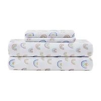 INK+IVY Kids Haisley Rainbow Stripe Complete Bedding Set with Sheets