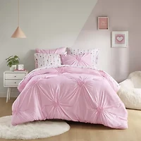 INK+IVY Kids Bella Tufted Heart Complete Bedding Set with Sheets