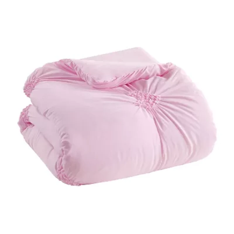 INK+IVY Kids Bella Tufted Heart Complete Bedding Set with Sheets
