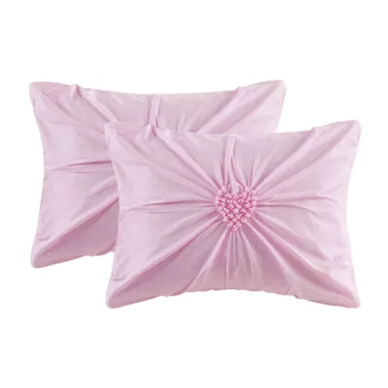 INK+IVY Kids Bella Tufted Heart Complete Bedding Set with Sheets