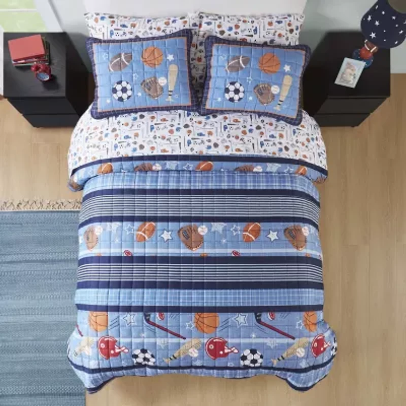 INK+IVY Kids Varsity Sports Quilt Set