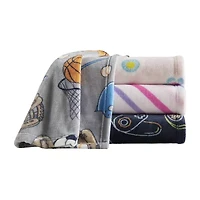 INK+IVY Kids Multi Stripe Throw