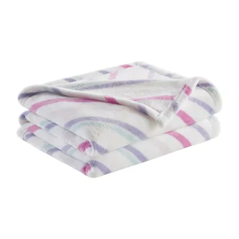 INK+IVY Kids Multi Stripe Throw