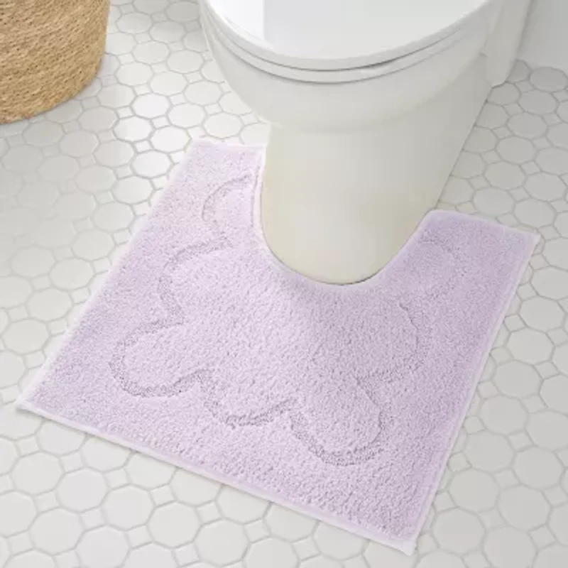 Martha Stewart Cotton Scalloped Bath Rug