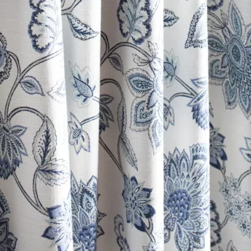 Martha Stewart Jakarta Back Tab Blackout Set of 2 Curtain Panel