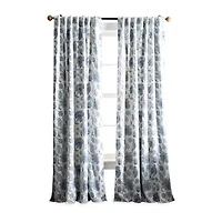 Martha Stewart Jakarta Back Tab Blackout Set of 2 Curtain Panel