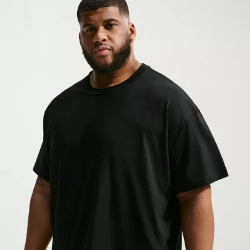 Nike Mens Crew Neck Long Sleeve Active Big and Tall T-Shirt