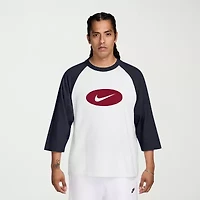 Nike Club Mens Crew Neck 3/4 Sleeve Active Big and Tall T-Shirt