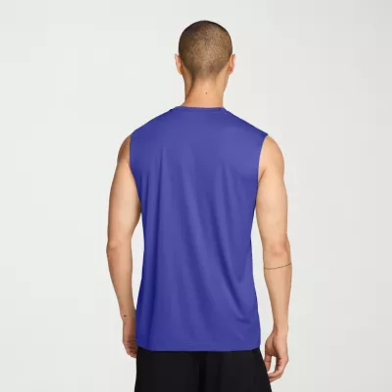 Nike Mens Crew Neck Sleeveless Big and Tall Muscle T-Shirt