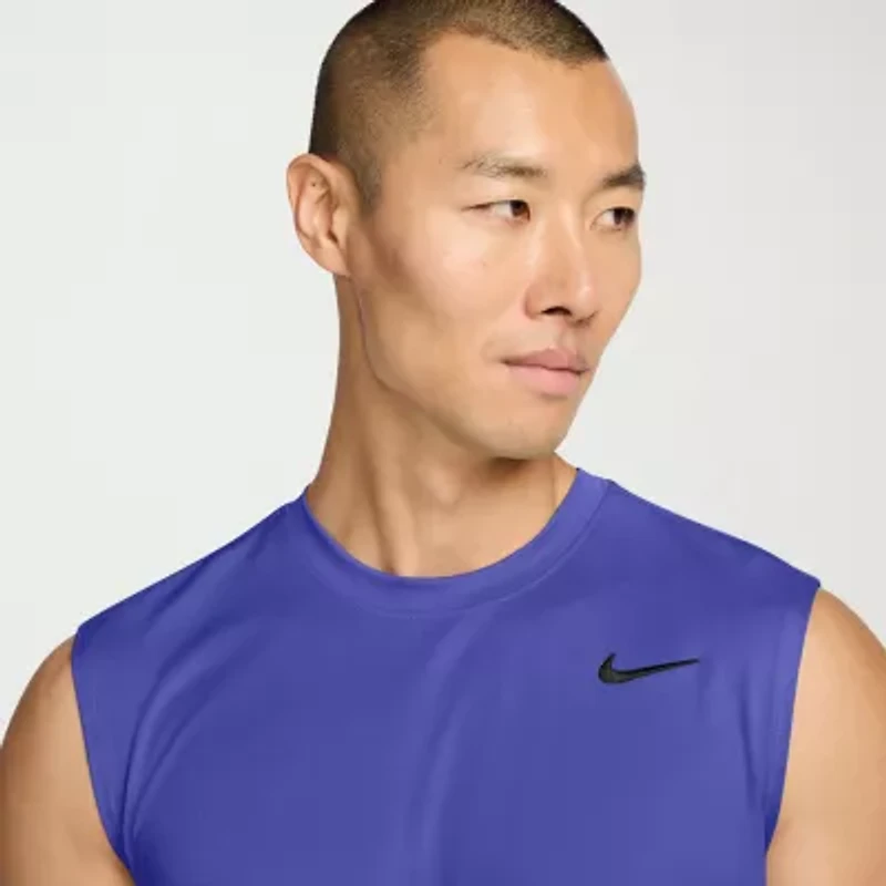 Nike Mens Crew Neck Sleeveless Big and Tall Muscle T-Shirt