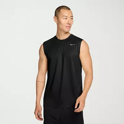 Nike Mens Crew Neck Sleeveless Big and Tall Muscle T-Shirt
