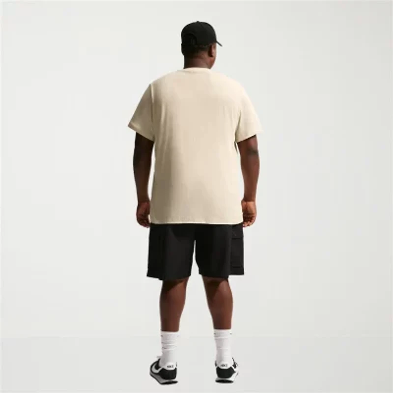 Nike Club Embroidered Logo Mens Crew Neck Short Sleeve Active Big and Tall T-Shirt