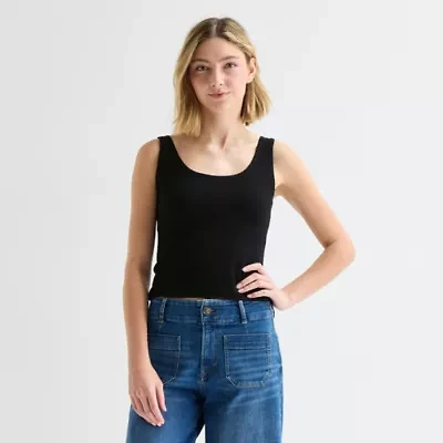 a.n.a Womens U Neck Sleeveless Tank Top