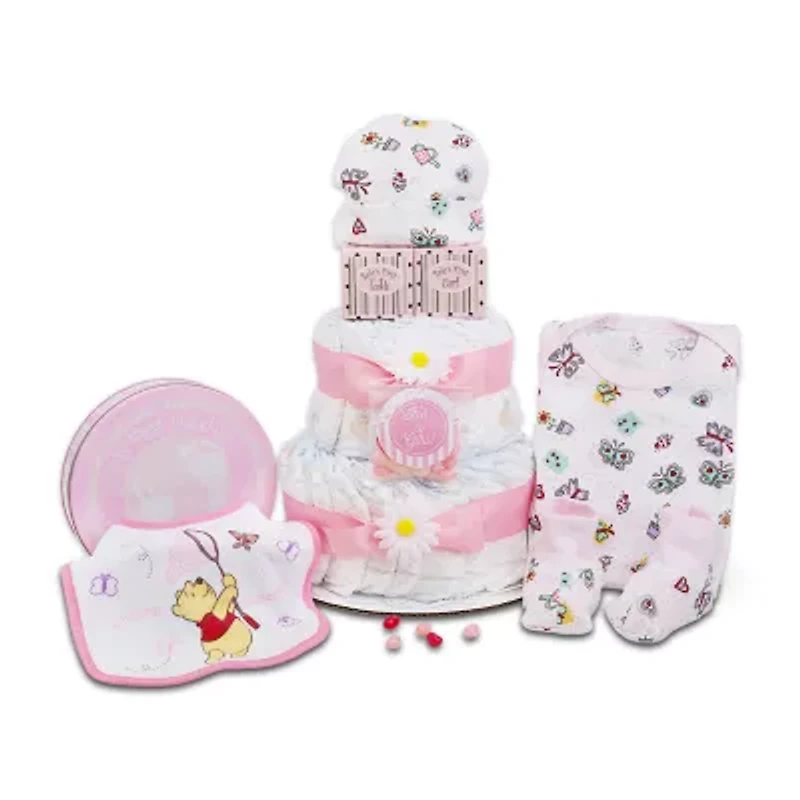 36 Huggies Diapers Baby Girls Baby Gift Set