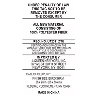 Queen Street Melrose Reversible Euro Sham