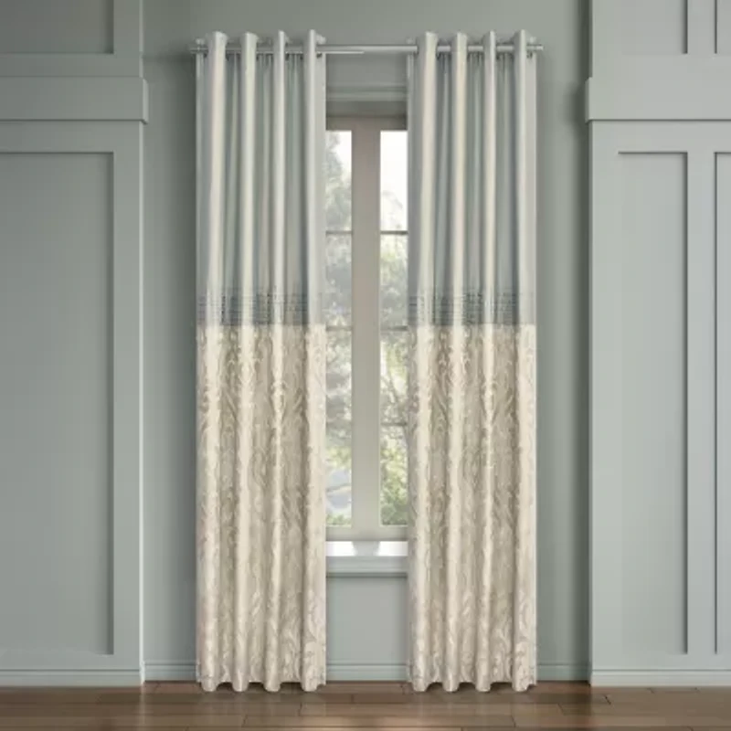 Royal Court Calmfield Grommet Top Room Darkening Set of 2 Curtain Panel